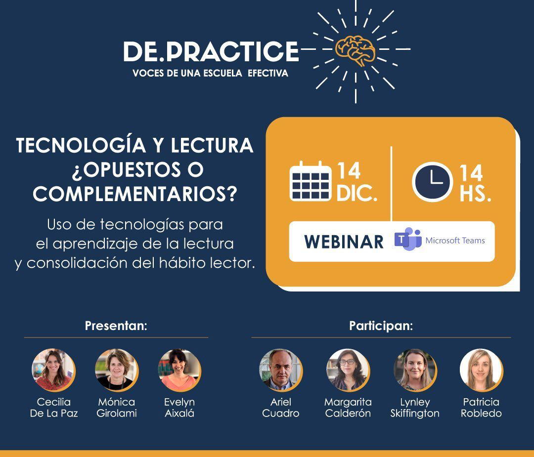 De.Practice. Tecnología y lectura, ¿opuestos o complementarios?